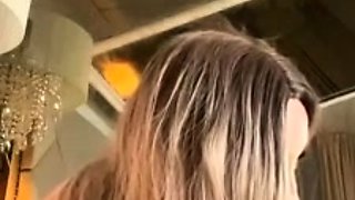 Big Boobed Blonde Masturbates With A Dildo In The Bathroom