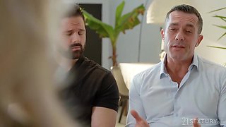 Shalina Devine - Shalina Has The Perfect Solution To Get These Two Man Instantly Hard!