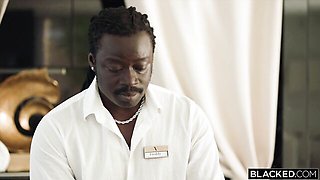 Freddy Gong and Milena Ray's massage sex by Blacked.Com