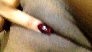 Female masturbating