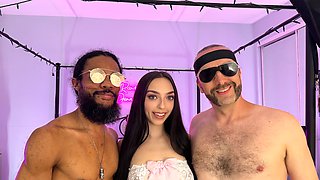 Scarlett Rosewood's First MMF Threesome (Backstage Ass)