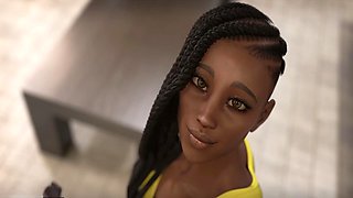 Video game, 3d animation, asian model