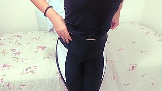 Blonde tight pussy babe solo toy fun in glamour masturbation