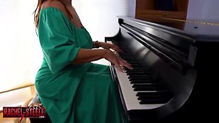 Hairy Redhead Teacher Rachel Steele Helps Student Focus With Busty MILF JOI