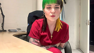 Miss Ruby's Last Locktober Task - One Week Left, Hump That Pillow for Nurse Ruby