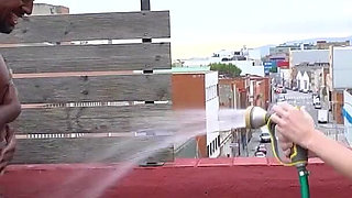 Redhead Shoves a Cock as Big as Her Arm. Ariel Ortiz Full of Black Cum in Fakings Black Fix