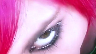 Zerah : Emo Teen Blowjob And Big Oral Cumshot