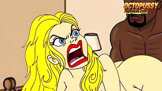 Cuckold Husband Watches a Black Guy Fuck His Wife.
