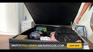 Camera Caught Niece Arranging the Trunk