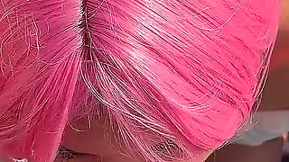 POV Camera. Sunny Outdoor Blowjob, Cum in Mouth, Sexy Barbie, Big Lips, Big Tits, Tattoo Girl
