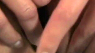 Asian Girl Masturbates and Sucks a Nice Big Cock