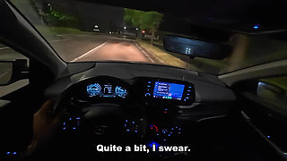 Real amateur, THREE COCKS in a parking. My FIRST CAR SEX experience turns into a gang bang