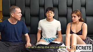 I SHARE A BED WITH MY STEPSISTER AND MAKE HER SUCK MY COCK WHEN MY STEPFATHER ISN'T LOOKING