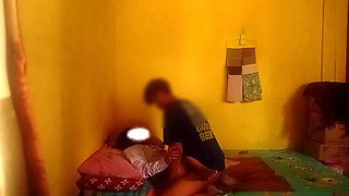 Teenage girl in school in entot at her house when she is lonely