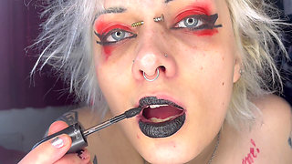 Blowjob Boyfriend Birthday Sloppy Deepthroat Lipstick Spit