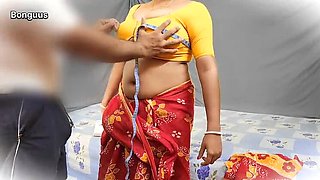 Big Boob Indian MILF Tailor Gets Fucked Hard and Creampied in Dress