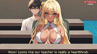 Sex Lesson - Day 3, BDSM Spank & Slave Lesson