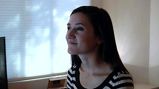 Teen brunette from get fuck on webcam