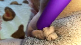 POV Teen Brunette Dripping Pussy & Swollen Clit Shaking from Intense Vibrator Orgasm