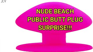 Nude Beach Public Ass Plug Surprise! Trailer.