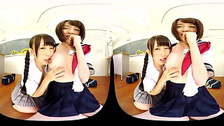Dominated And Pissed On By Schoolgirls Part 2 - Wet Asian Schoolgirls Kiss Wet Panties