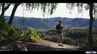 3 Girl 1 Guy - Freaky Hike Turns into Reverse Gangbang Femdom Blowjob