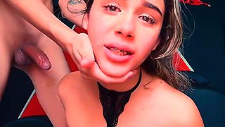 Latina Lesbians Face-Fuck