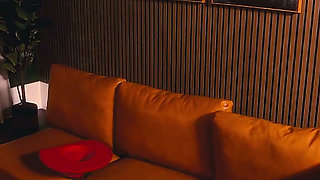 Sexy Brazilian Calixta Relaxes Her Man After a Hard Day
