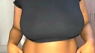 Black BBW Masturbation & Striptease