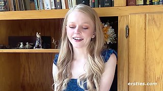 Scorching blonde babe Alice D loves the feel of rope on her skin