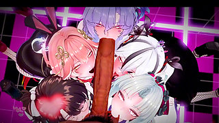 Mingchao & Zhan Shuang Orgy Compilation Group P