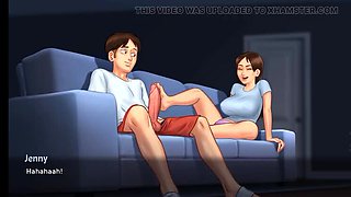 Stepsister Jenny Fucks Hard - Big Bobs & Summertime Saga 3D Sex