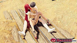 Car Toon - Alluring Gravelyn: Rule34 3d Hentai Featuring Pussy Kissing And Big Boobs Massage!