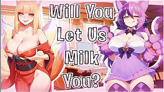 [ff4m] For Your Job Interview, Two Hot Monster Girls Milk You To Ensure Quality [lewd Asmr Preview]