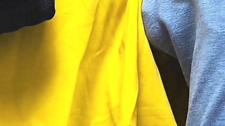 Girl Caught In Public Bus While She Stroking Stranger's Cock Until Ejaculation