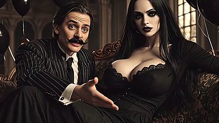 Creepy family mysteries unfold with cum-drenched Wednesday meetings
