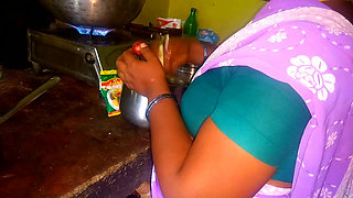 Tamil teacher Kitchen room sex with hasband handjop