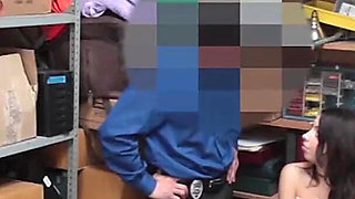 Setting Them Straight - Security Officer Gives Taylor’s Little Pussy a Lesson She’ll Never Forget