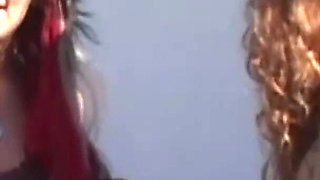 Isis Ray and Leighlani Red Gladly Accept to Film the Interracial Blowbang and Happily Strip