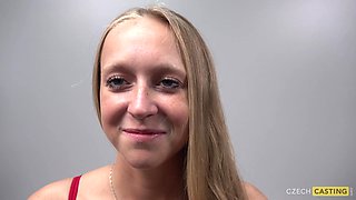 Czech Beauty's Bold Debut Ignites with Sensual Oral Heat