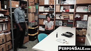 Perps4Sale.com - Bearded black cock nailed Jock suspect with his huge cock