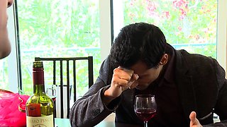 Man gets his Indian whore wife to his Boss to get job
