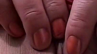 Horny Brunette MILF Fingers and Fucks Herself with Umbrella