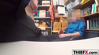 Officer Likes To Inspect This Teen Thief