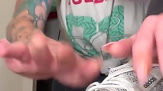 Destroying Size 9-10 Shoes to Fit Size 16 Feet