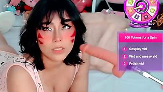 Sexy solo girl loving masturbation with toys