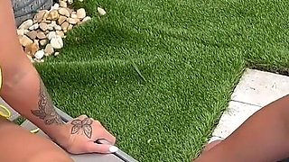 Margot Dulac and Tiffany Leiddi Heat Things up by the Pool