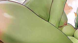 Big Ass 18yo Monster Girls Get Huge Anal Gapes After Some Ass Fucking Threesome with Creampie - Harem Vs Zombies (steam Game)
