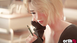 Gwen Stacy: Boring Class Turns Into a Tight Pussy Creampie - 3D Animation