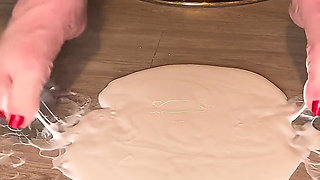 Giantess Size 16 Feet Making Perfect Slime From Scratch Asmr Foot Play
